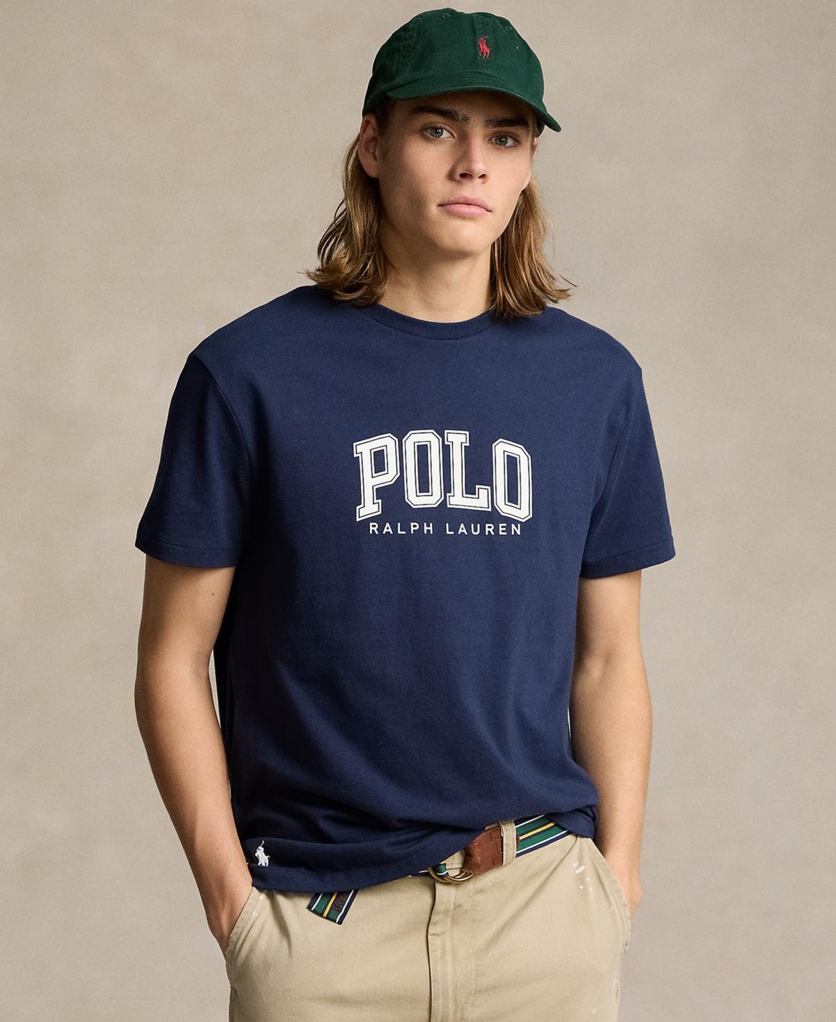 Mens Polo Jersey Short-Sleeve T-Shirt Product Image