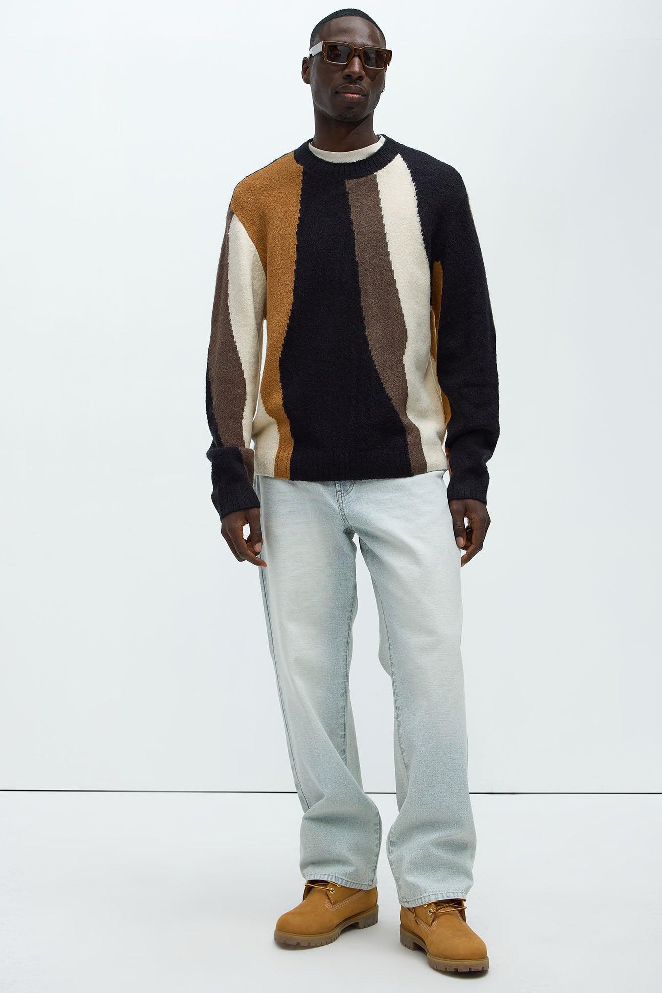 After Hours Sweater - Brown/combo Male Product Image