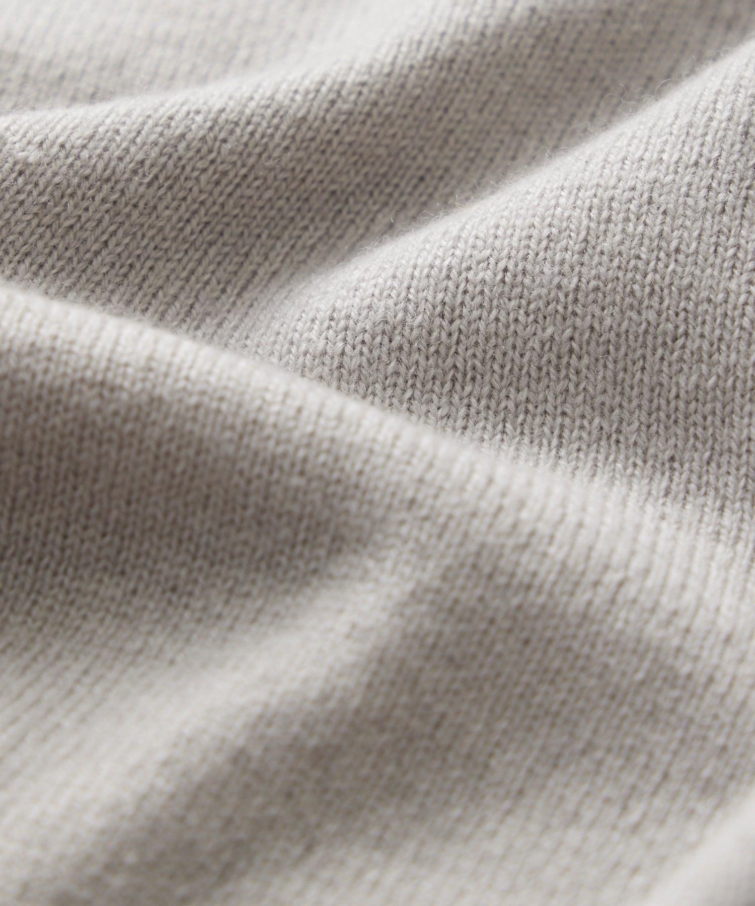 Italian Garment Dyed Wool Cashmere Crewneck Sweater Product Image