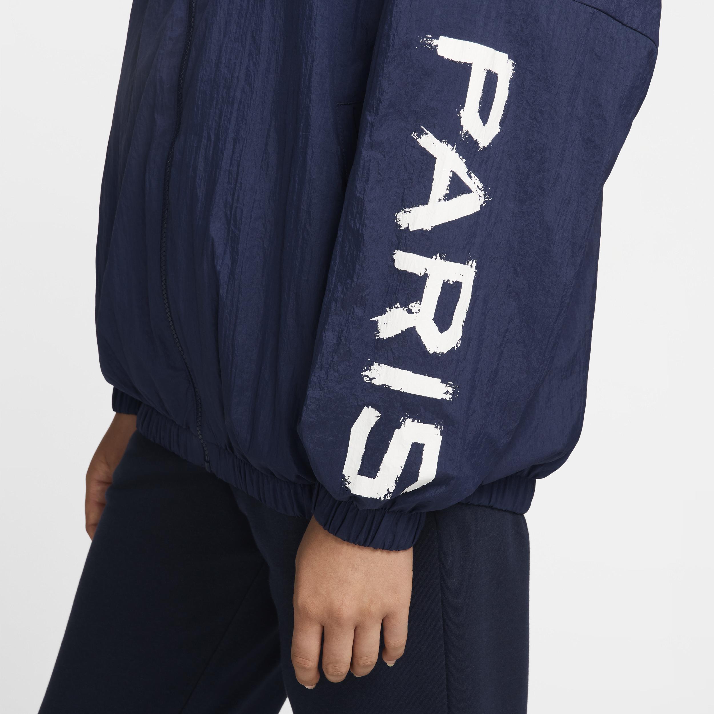 Womens Nike Navy Paris Saint-Germain Essential Windrunner Full-Zip Jacket Psg Blue Product Image