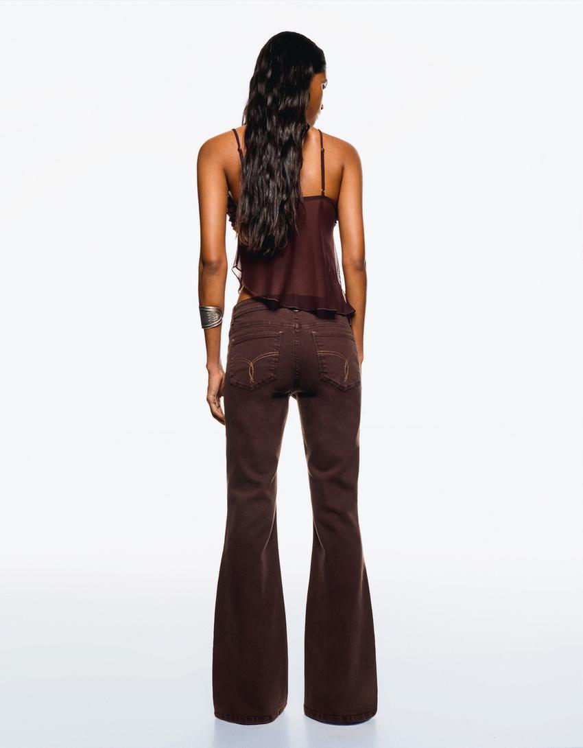 Low waist boot-cut jeans Product Image