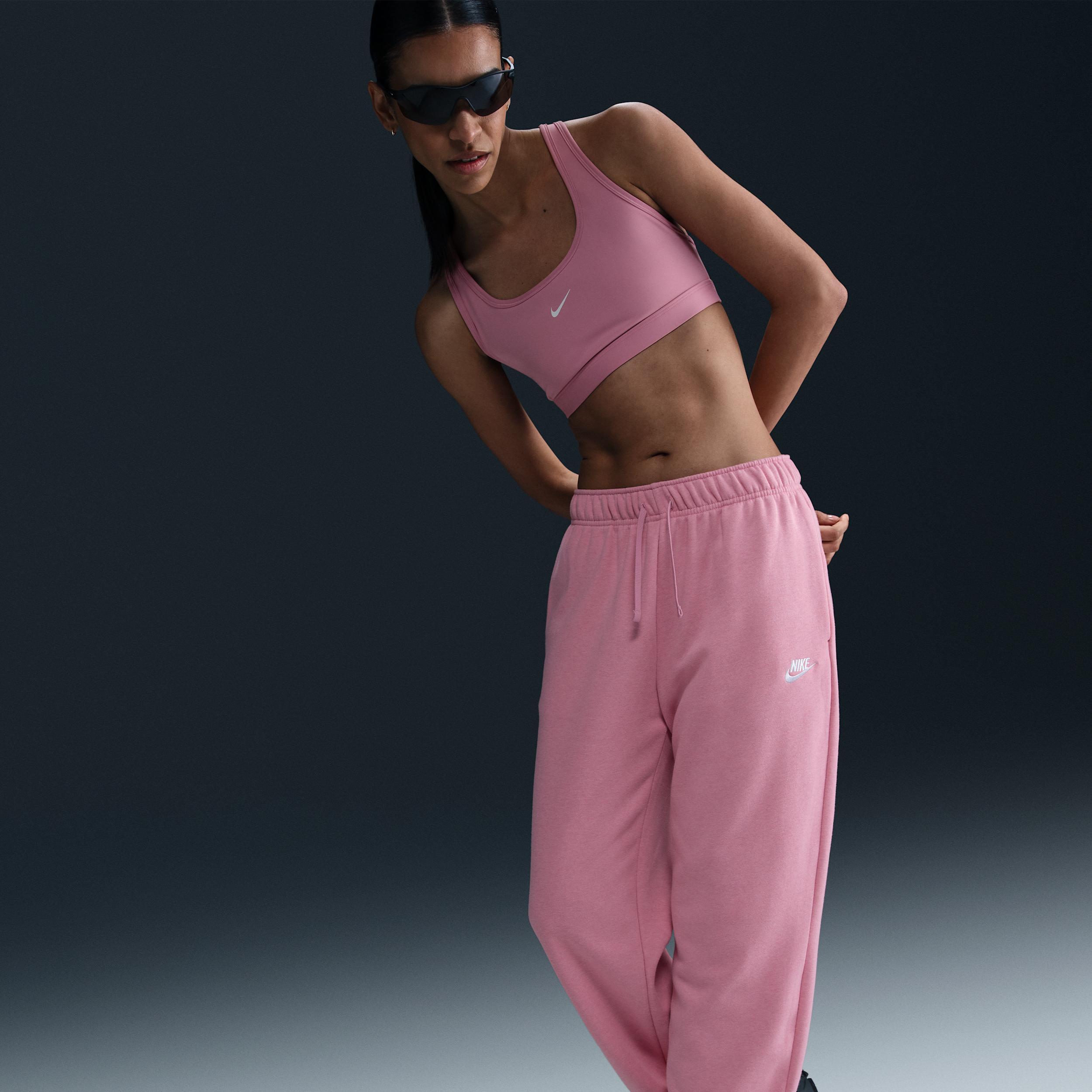 Women's Nike Sportswear Club Fleece Mid-Rise Oversized Sweatpants Product Image