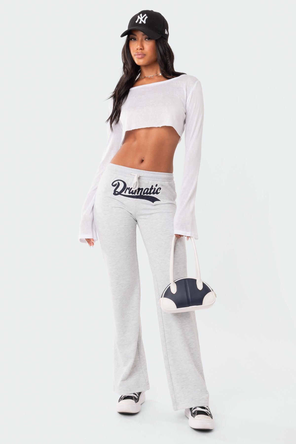Dramatic Low-Rise Sweatpants Product Image