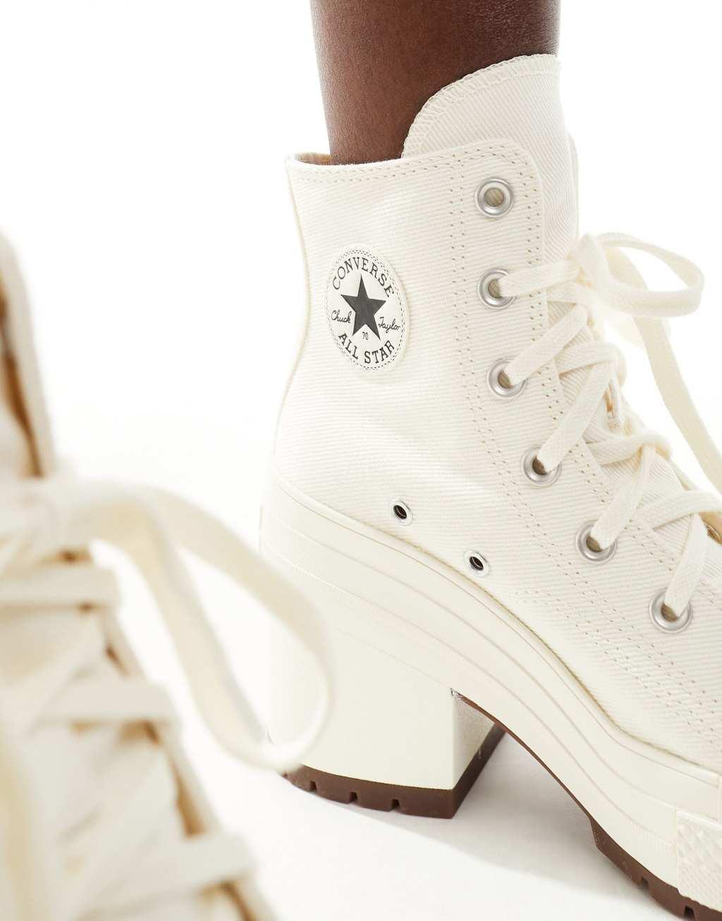 Womens Chuck 70 De Luxe Heel 75MM Canvas Sneakers Product Image