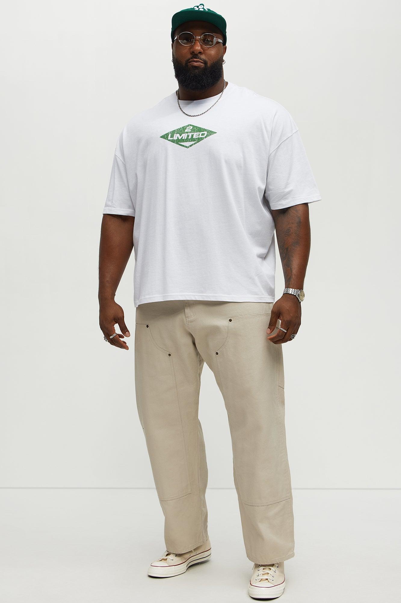 Limited Extreme Oversized Short Sleeve Tee - White Product Image