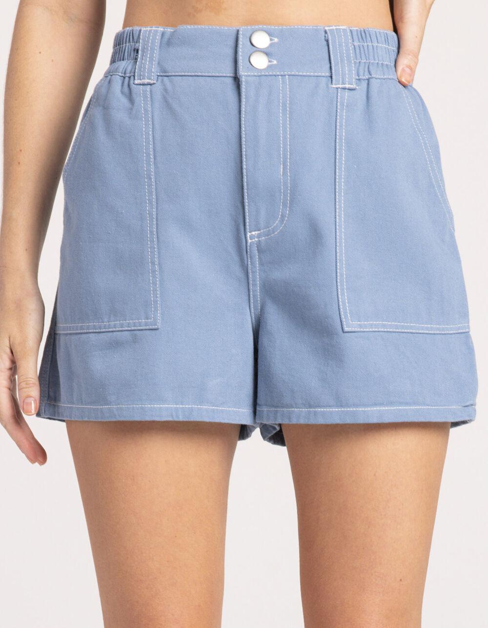 FULL TILT Utility Womens Shorts - MEDIUM BLUE Product Image