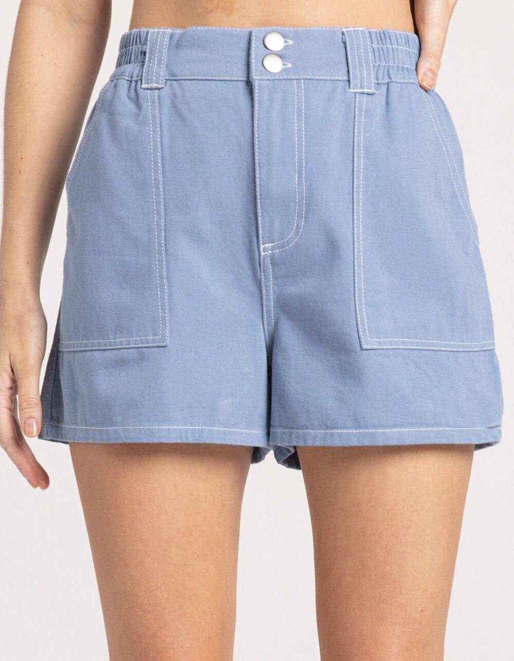 FULL TILT Utility Womens Shorts - MEDIUM BLUE Product Image
