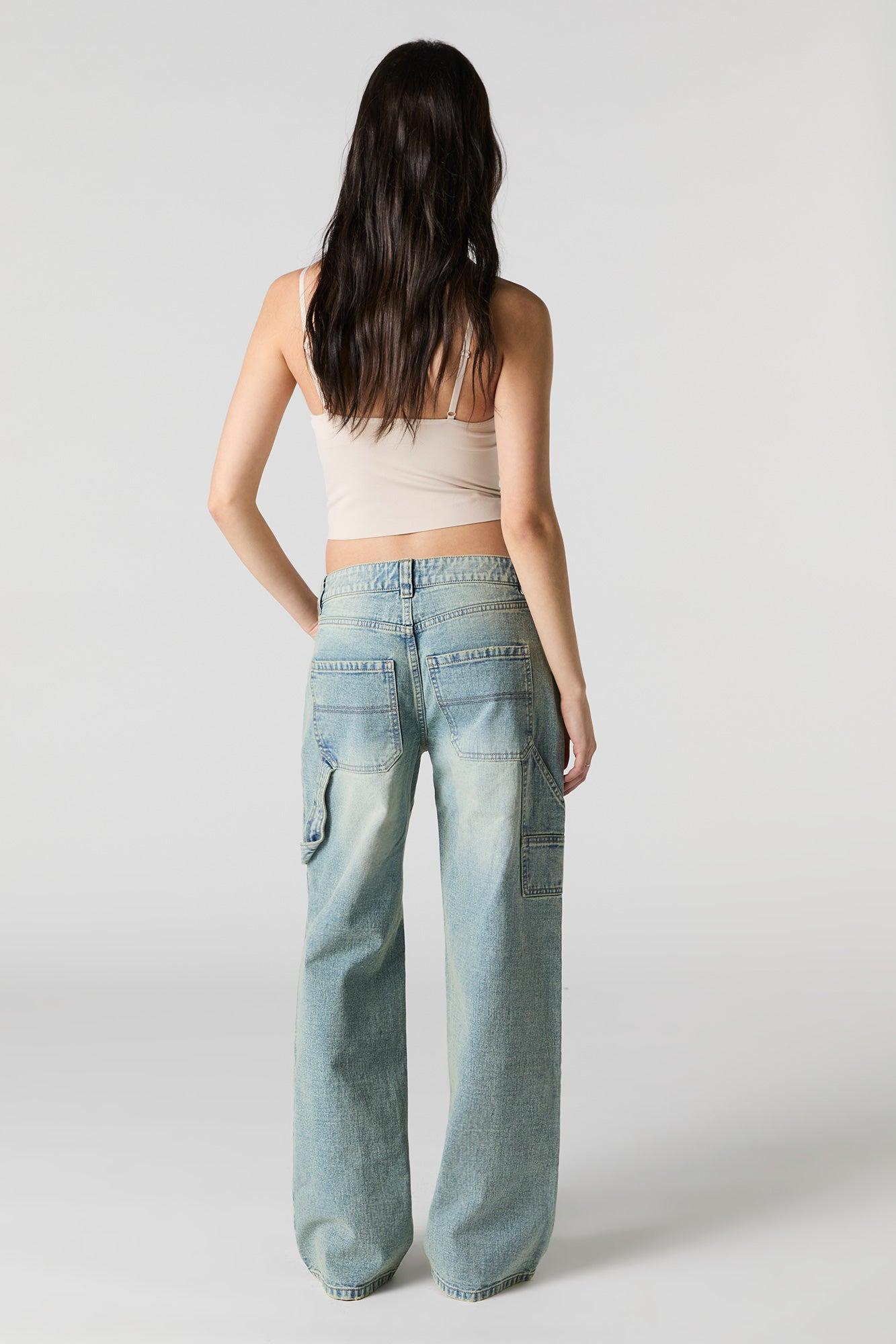 Low Rise Wide Leg Carpenter Jean Female Product Image