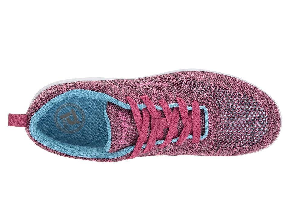 Propet Washable Walker Evolution (Grey/Pink) Women's Shoes Product Image