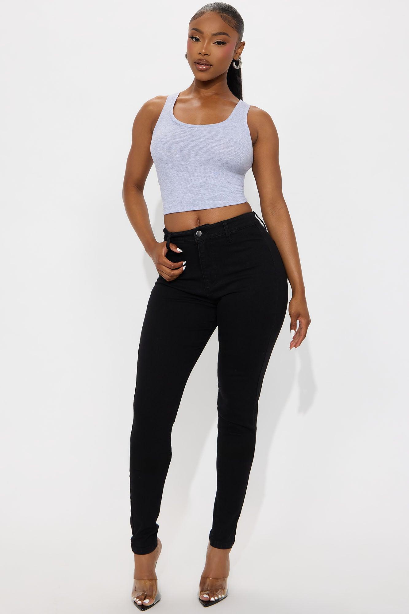 Tall Enough Said High Stretch Skinny Jean - Black Product Image