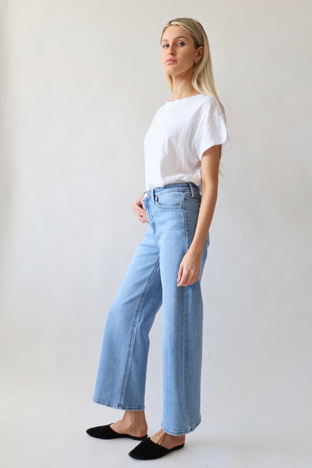 The High Rise Wide Leg Jeans Product Image