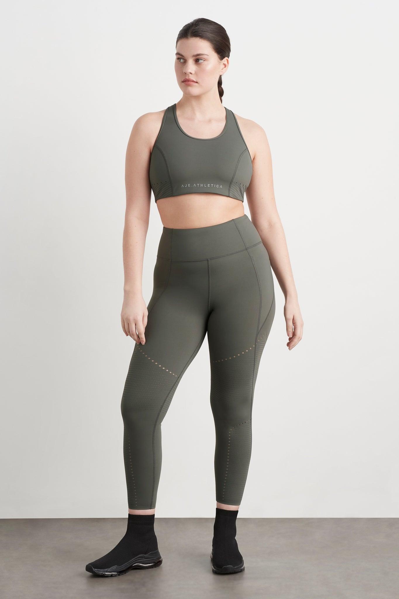 Perforated Racer Sports Bra 339 Product Image