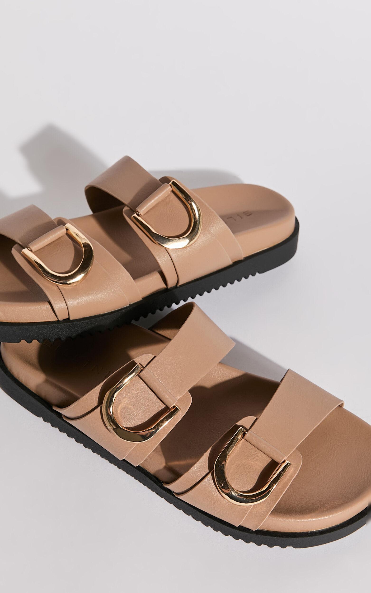 Billini - Areli Slides in Light Cashew Product Image