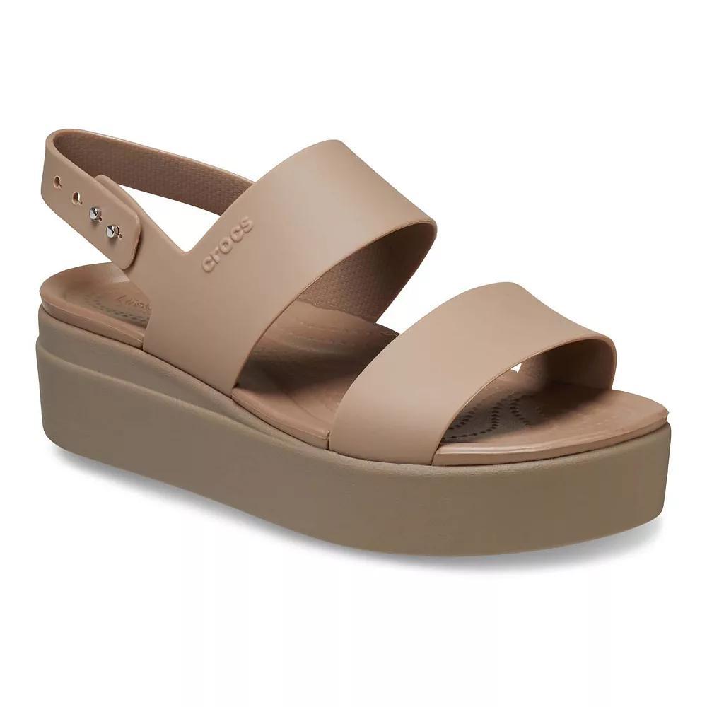 Crocs Womens Brooklyn Low Wedge Platform Sandals Product Image