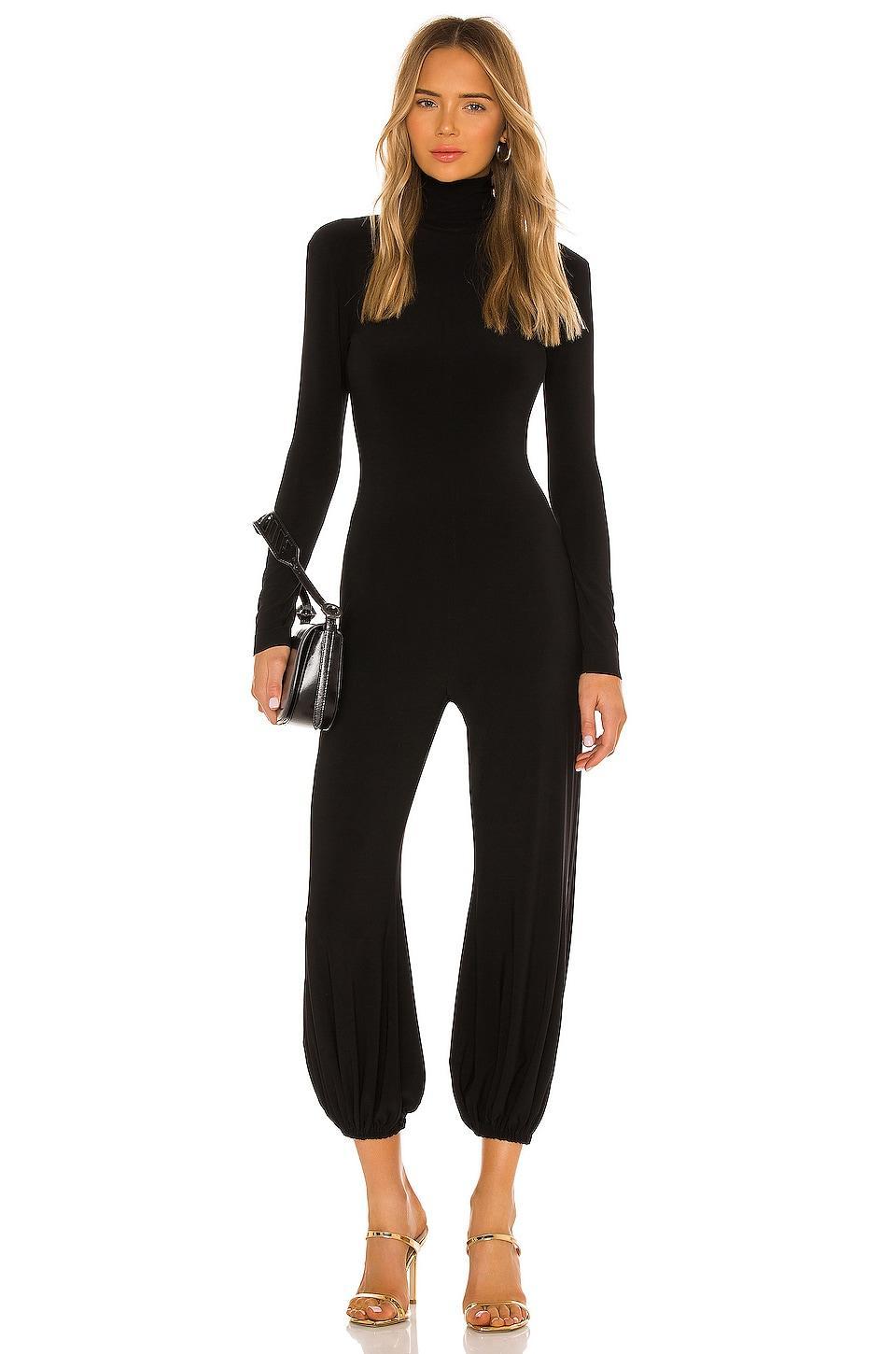 Turtleneck Jog Jumpsuit Norma Kamali Product Image