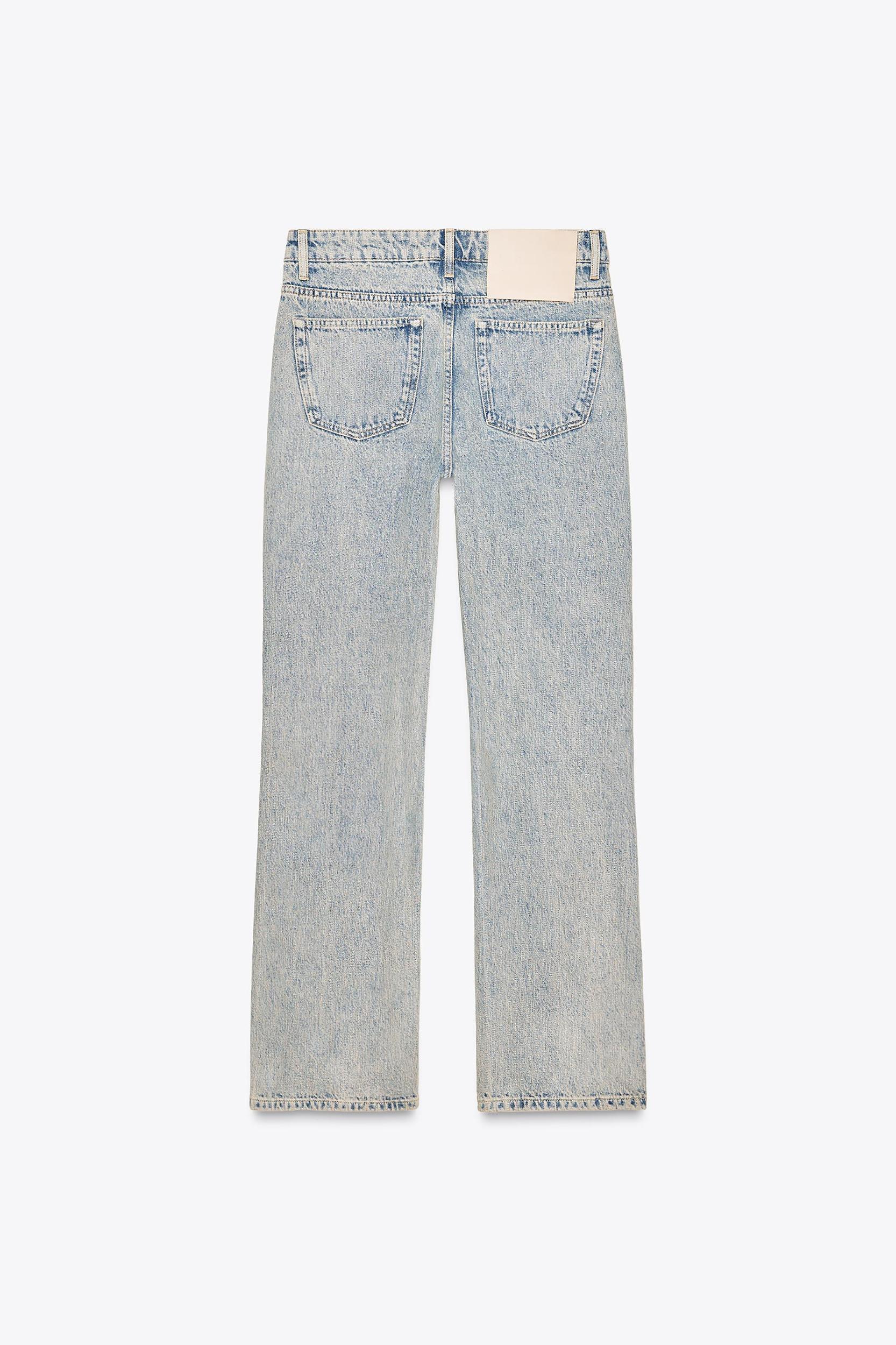 STRAIGHT CUT MID RISE JEANS ZW COLLECTION Product Image