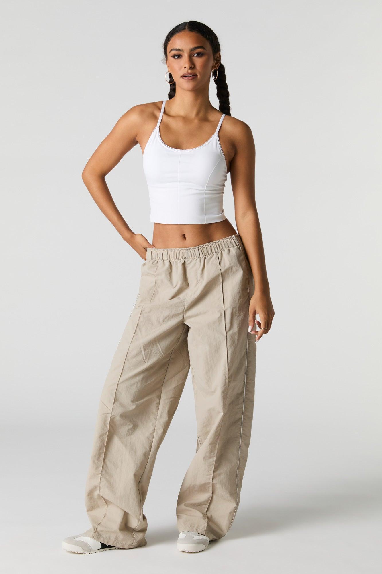 Nylon Wide Leg Pant Female Product Image
