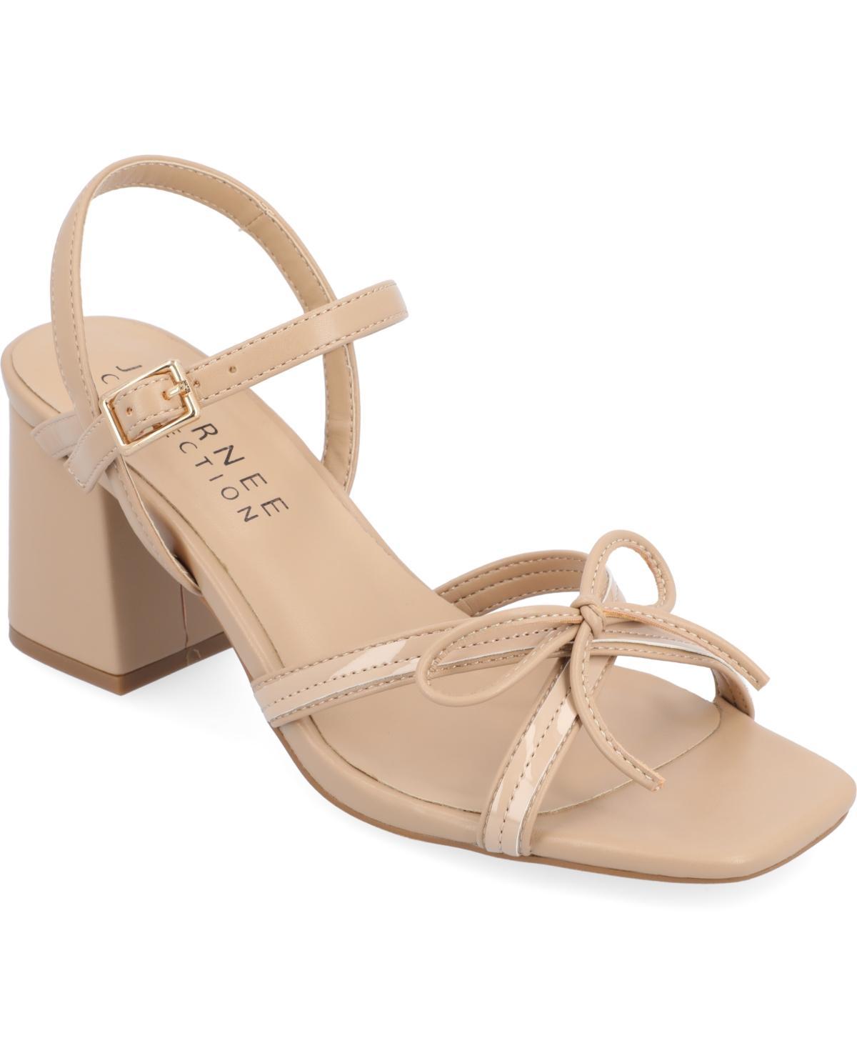 Journee Issmia Women's Block Heel Dress Sandals, Size: 8 Product Image
