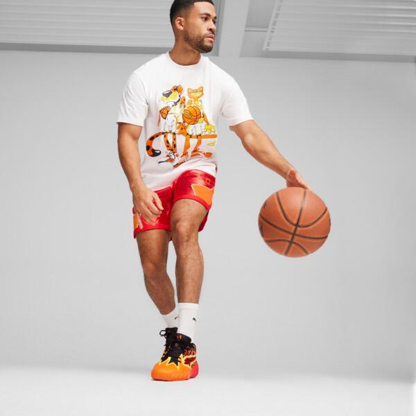 PUMA HOOPS x CHEETOSÂ® Men's Shorts in For All Time Red/Rickie Orange Product Image
