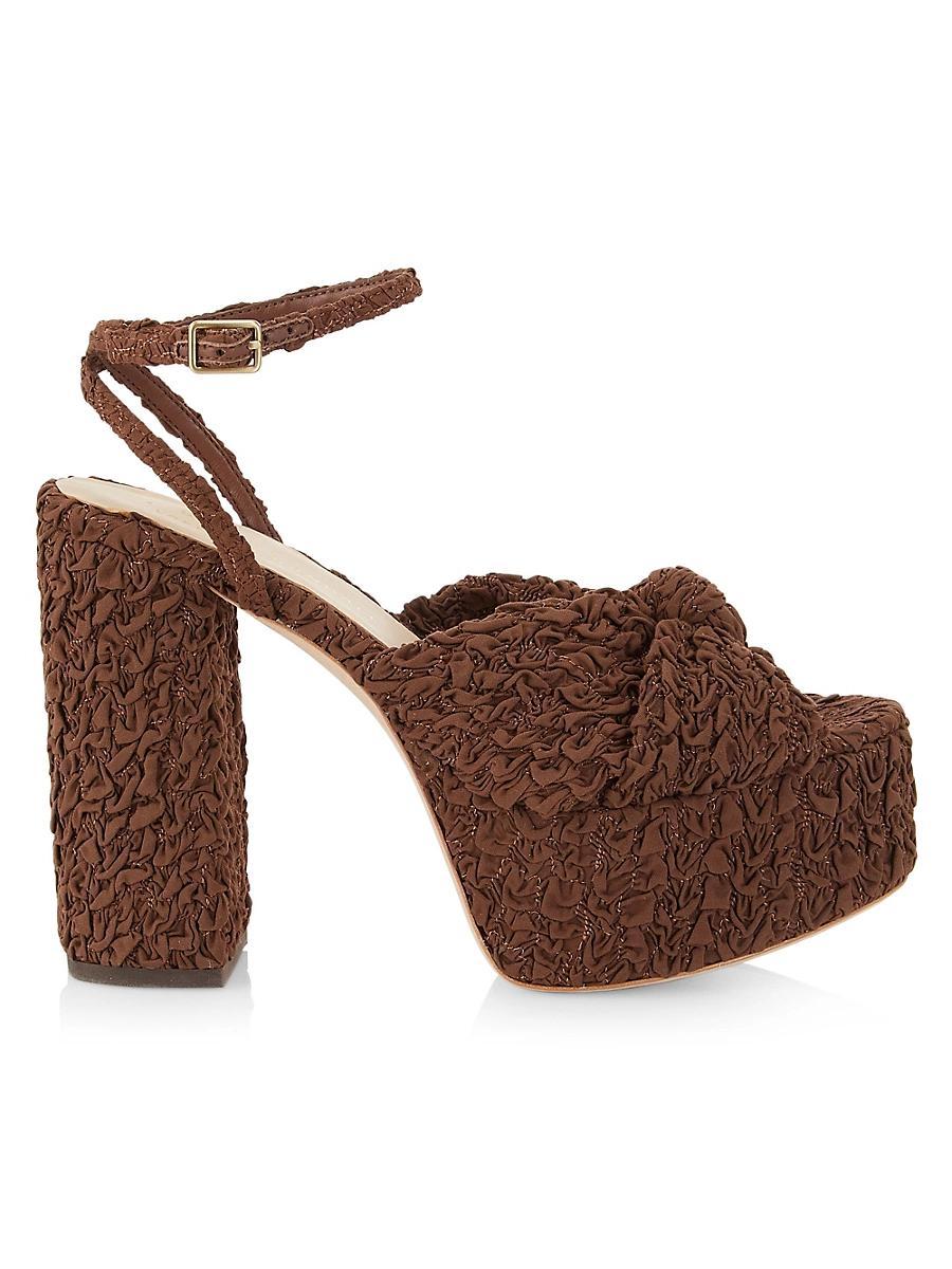 Womens Roz 120MM Knot Platform Sandals Product Image