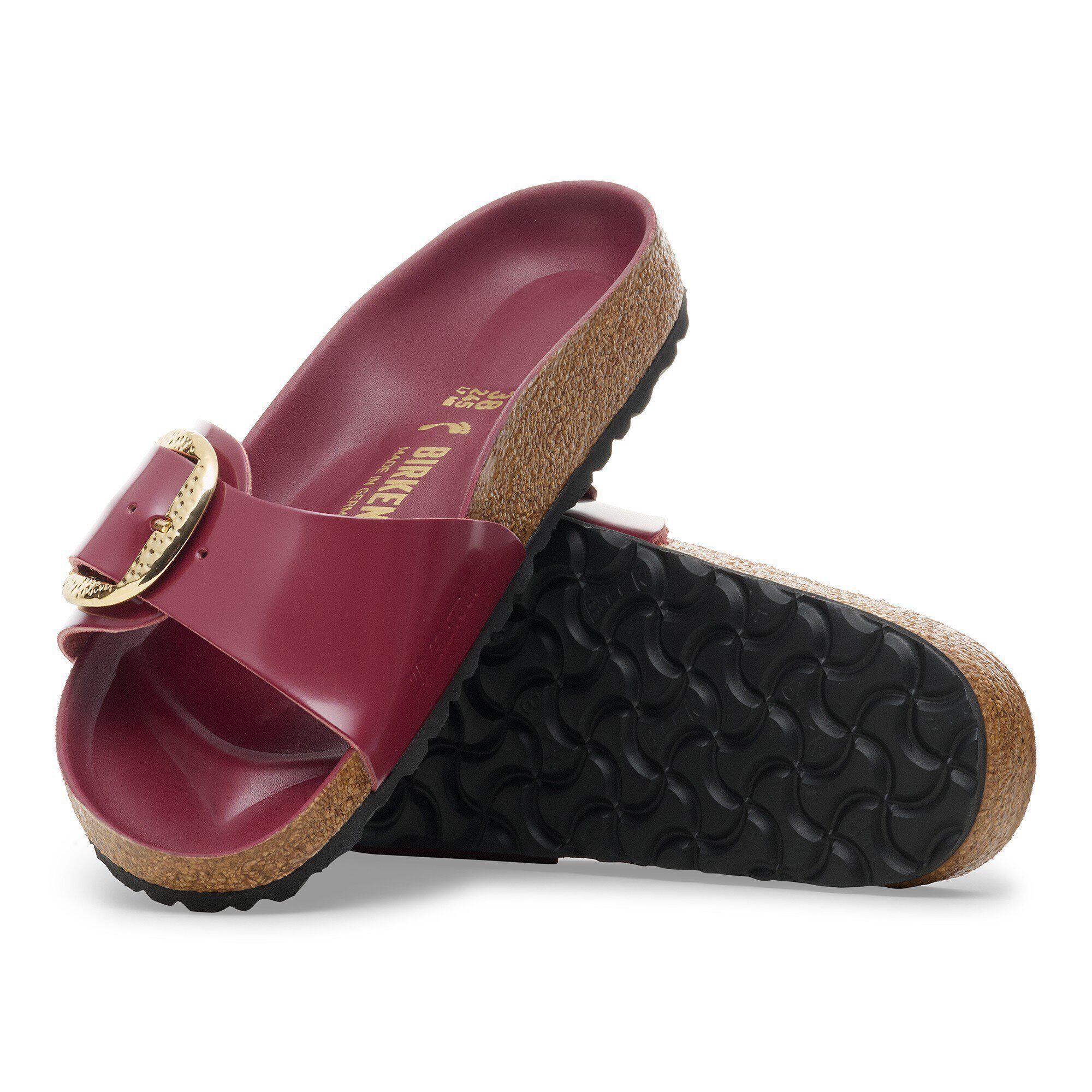 Madrid Big Buckle Natural Leather Patent Product Image
