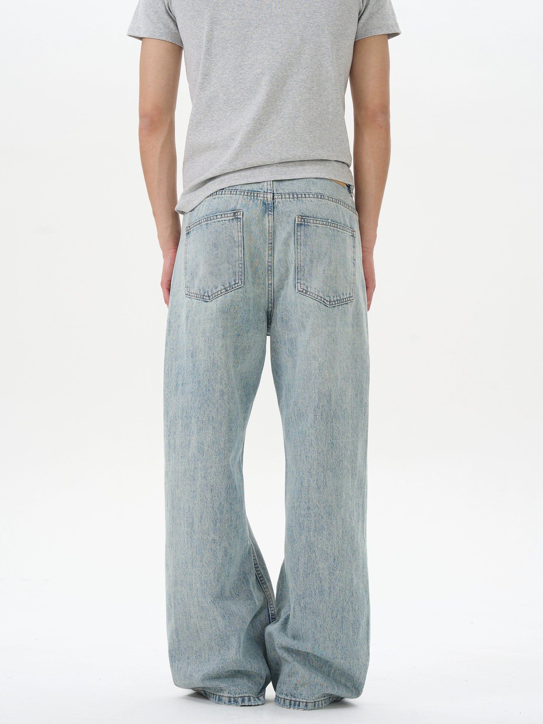 RT No. 12297 BLUE DENIM STRAIGHT JEANS Product Image