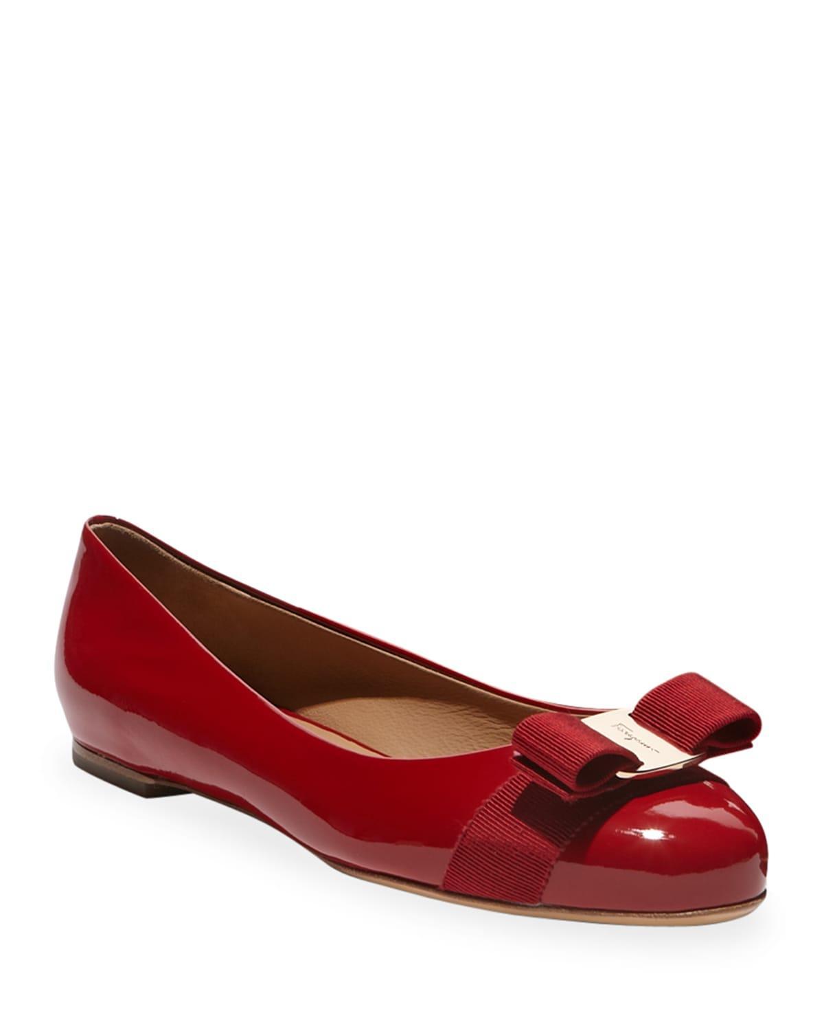 Ferragamo Womens Varina Ballet Flats Product Image