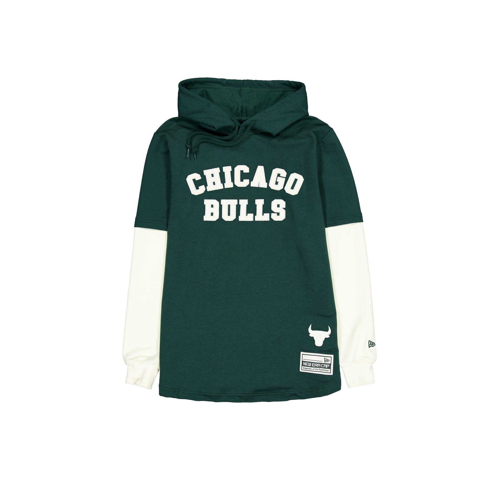 Philadelphia Eagles Dark Green Logo Select Hooded T-Shirt Male Product Image