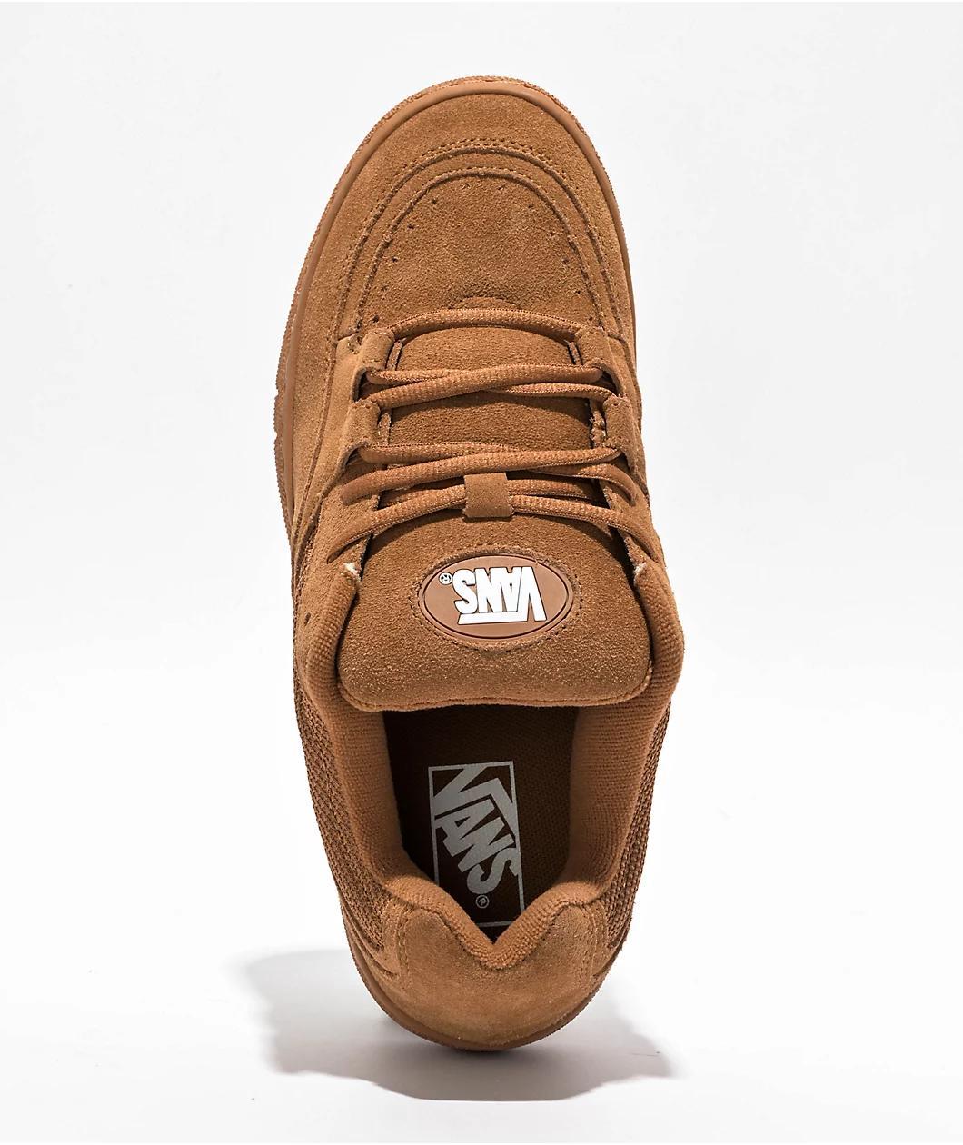 Vans Speed LS Chipmunk Brown Skate Shoe Product Image