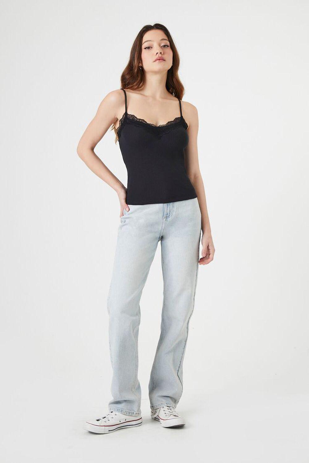 High-Rise Straight-Leg Jeans | Forever 21 Product Image