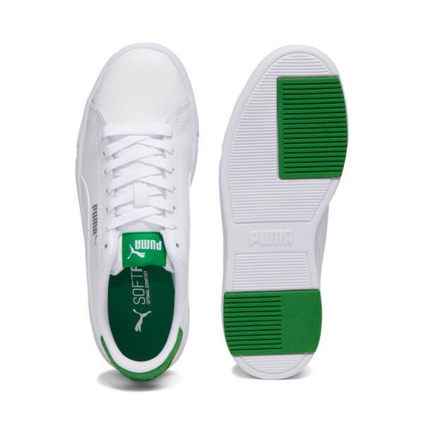 PUMA Serve Pro Lite Women's Sneakers in White/Amazon Green/Silver Product Image