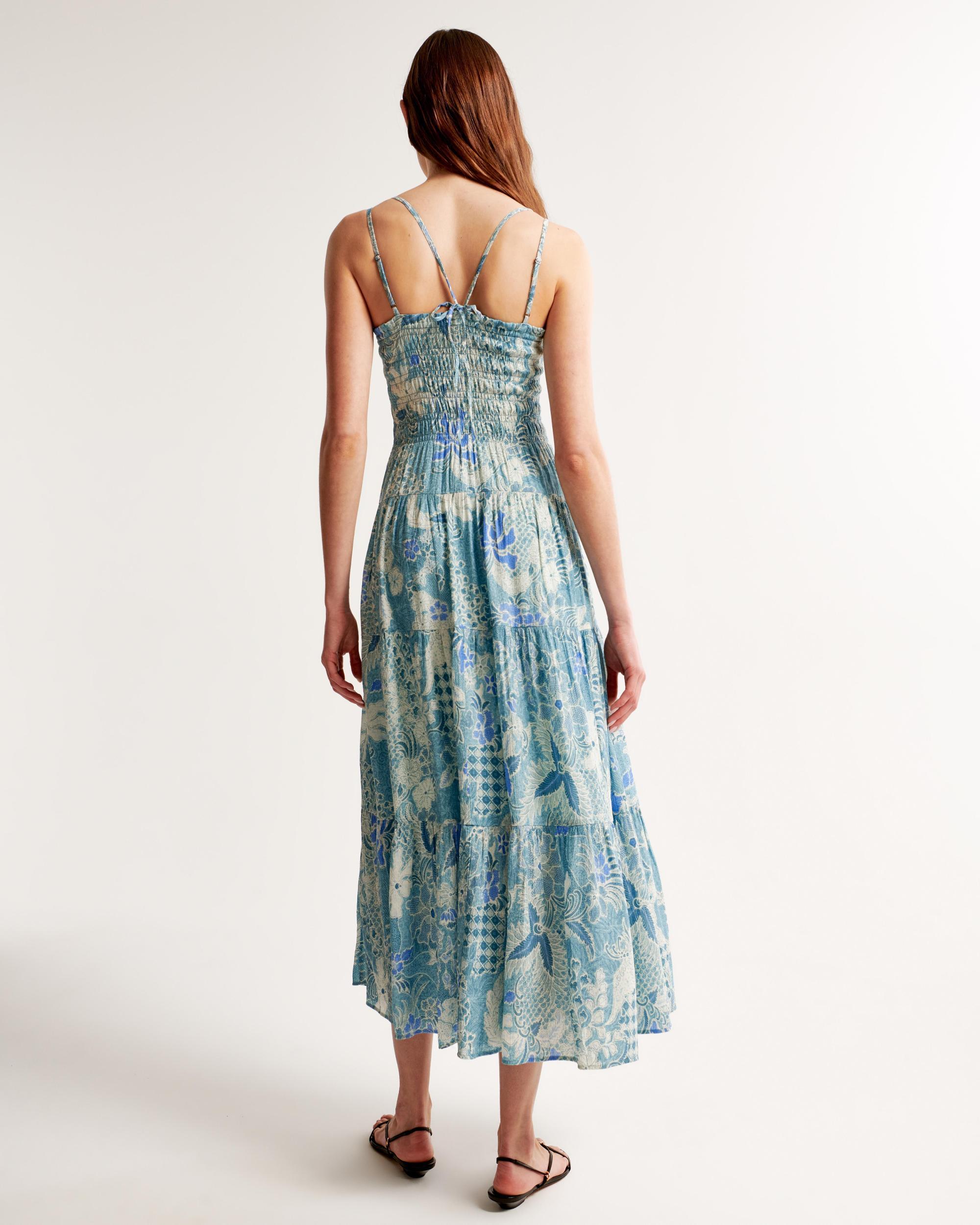 Smocked Bodice Maxi Dress Product Image