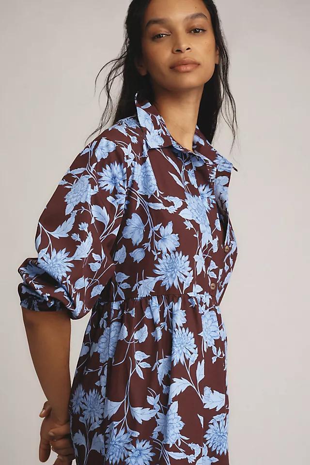 The Bettina Tiered Shirt Dress by Maeve Product Image