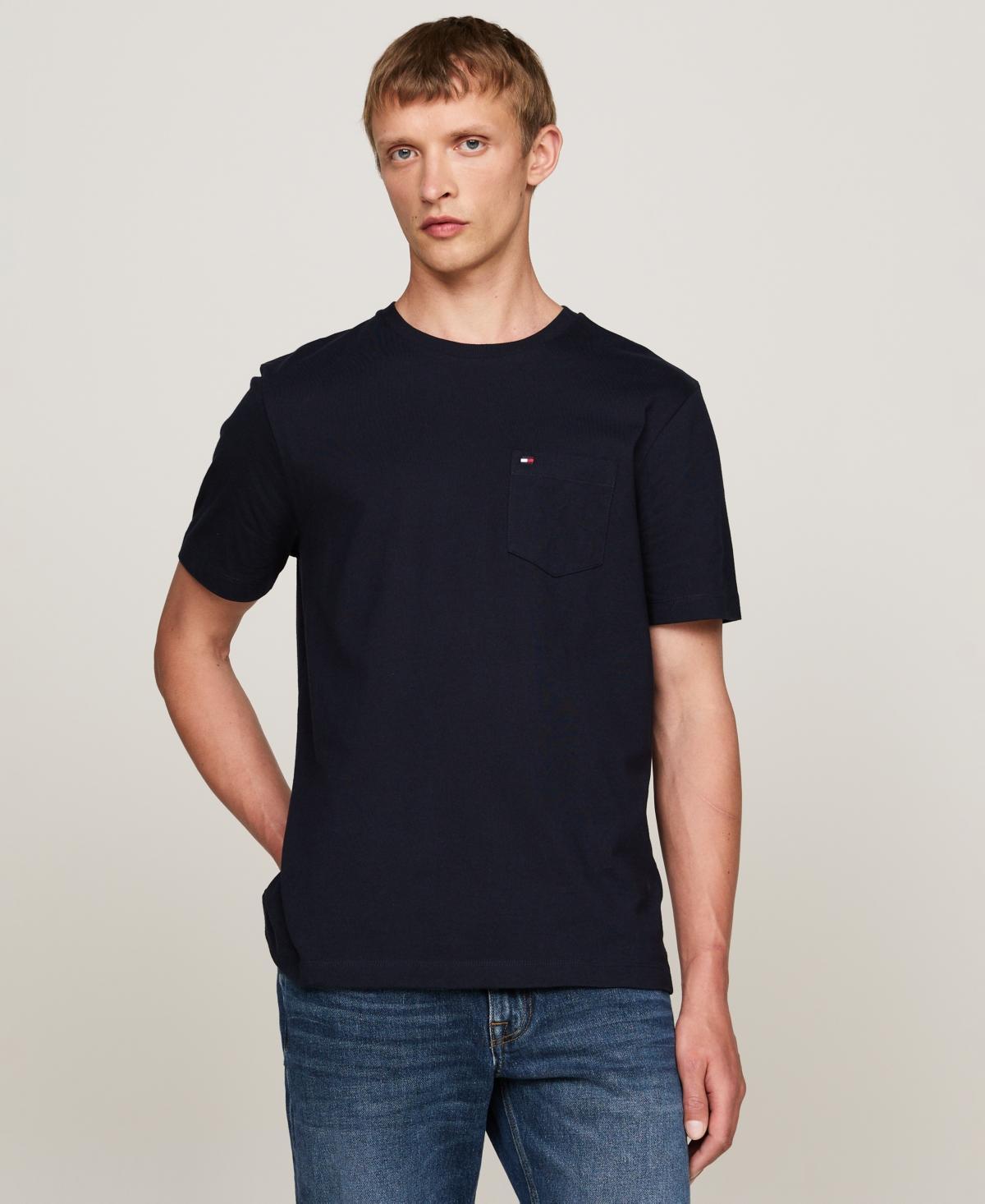 Tommy Hilfiger Mens Essential Solid Pocket T-Shirt Product Image