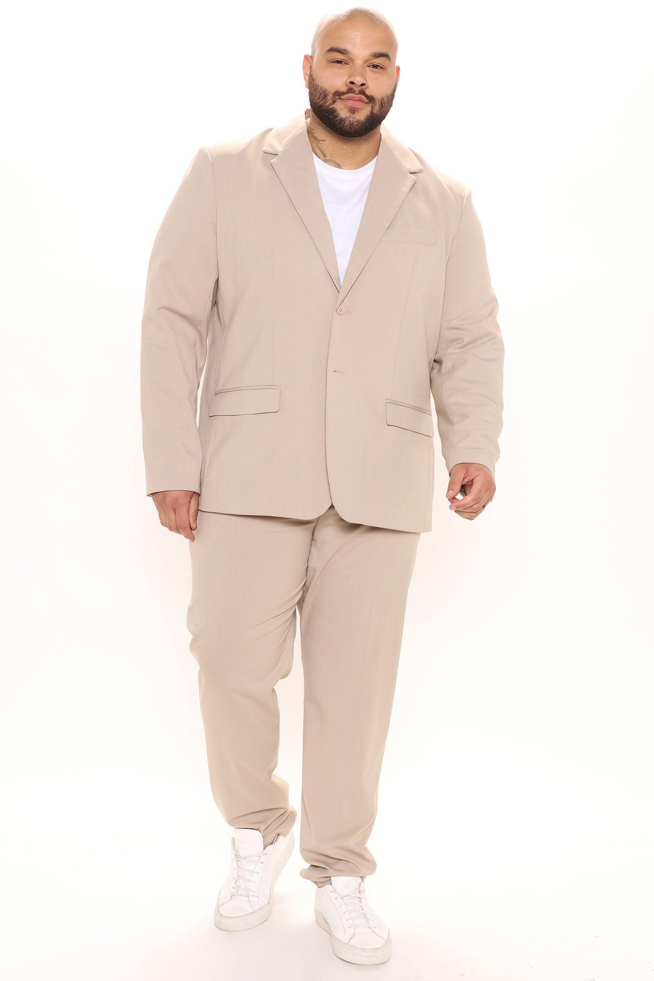 The Modern Stretch Suit Jacket - Tan Product Image