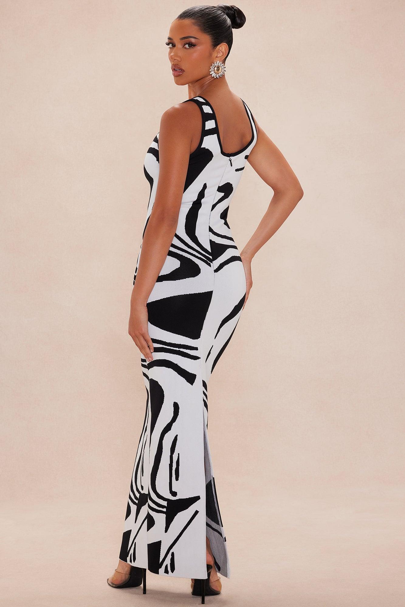 Camryn Bandage Midi Dress - White Female Product Image