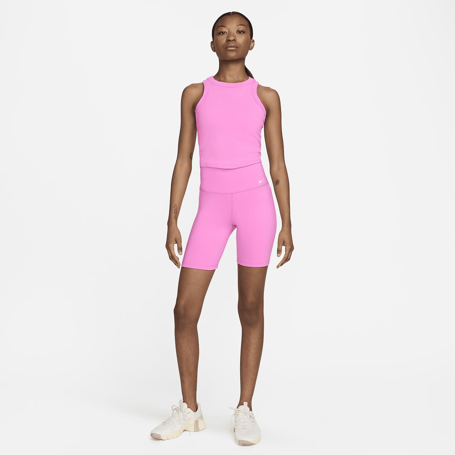 Nike One Fitted Women's Dri-FIT Cropped Tank Top Product Image