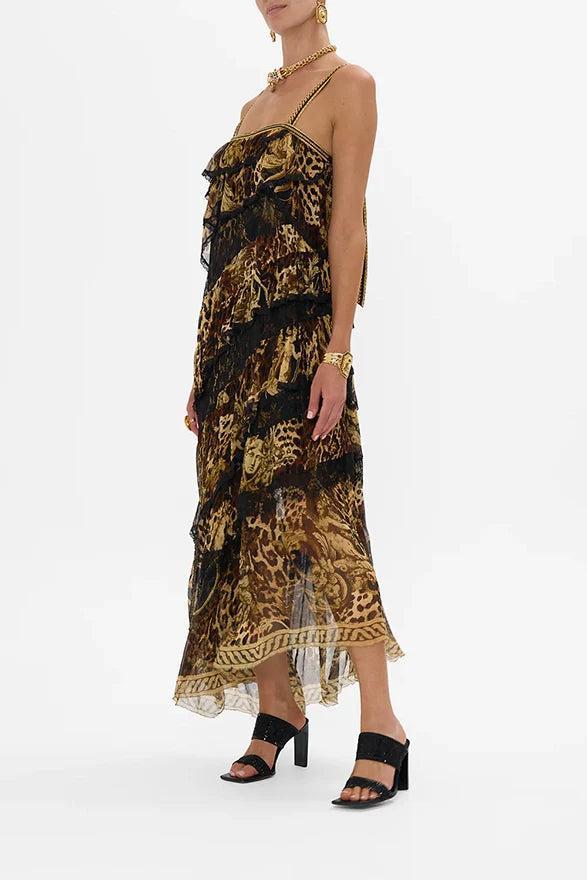CAMILLA Asymmetric Spliced Lace Dress Product Image