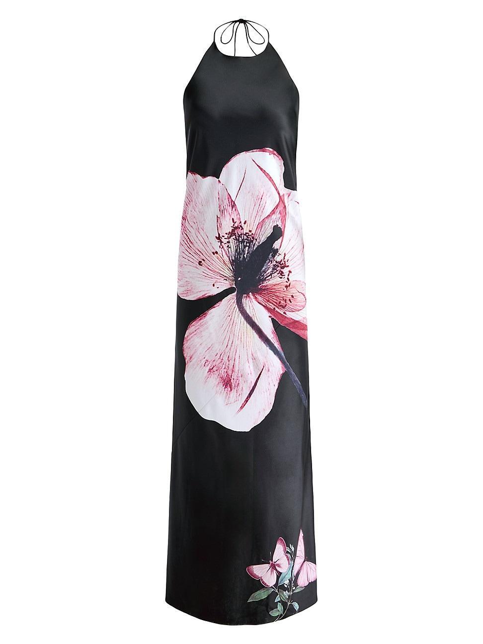Womens Montana Floral Scarf Cocktail Dress Product Image