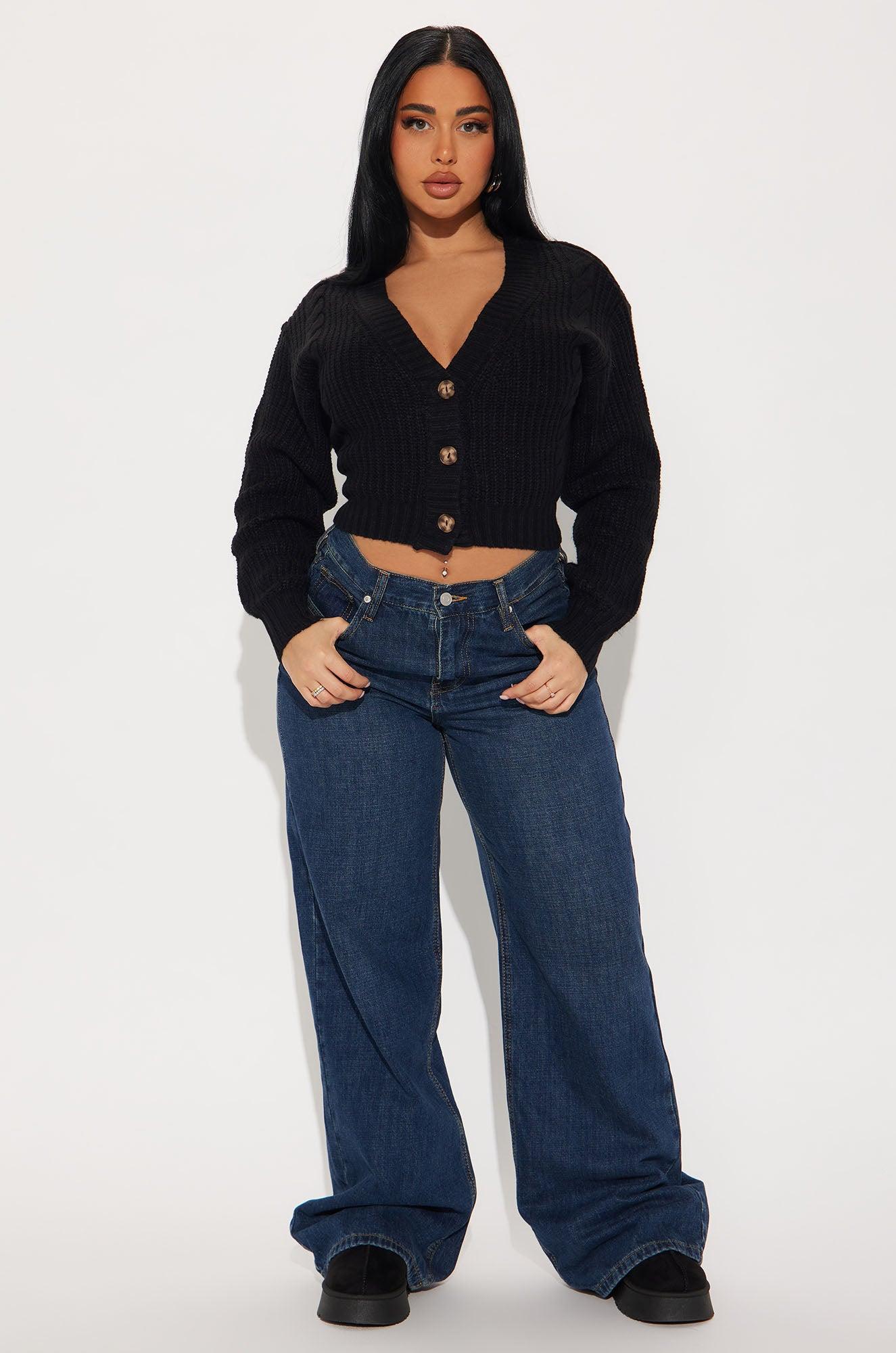 Boundless Vibes Cardigan - Black Product Image