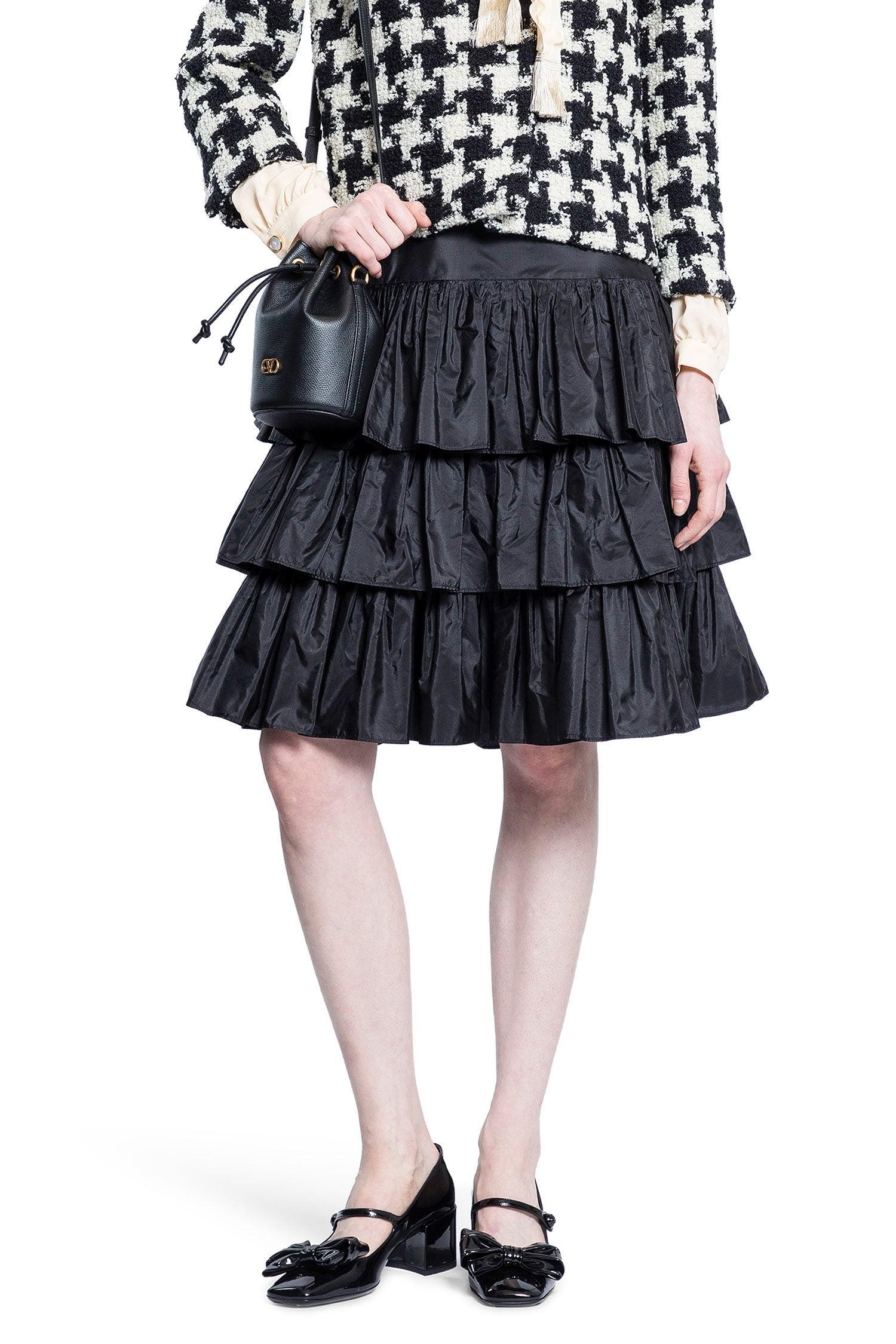 VALENTINO Woman Black Skirts Product Image