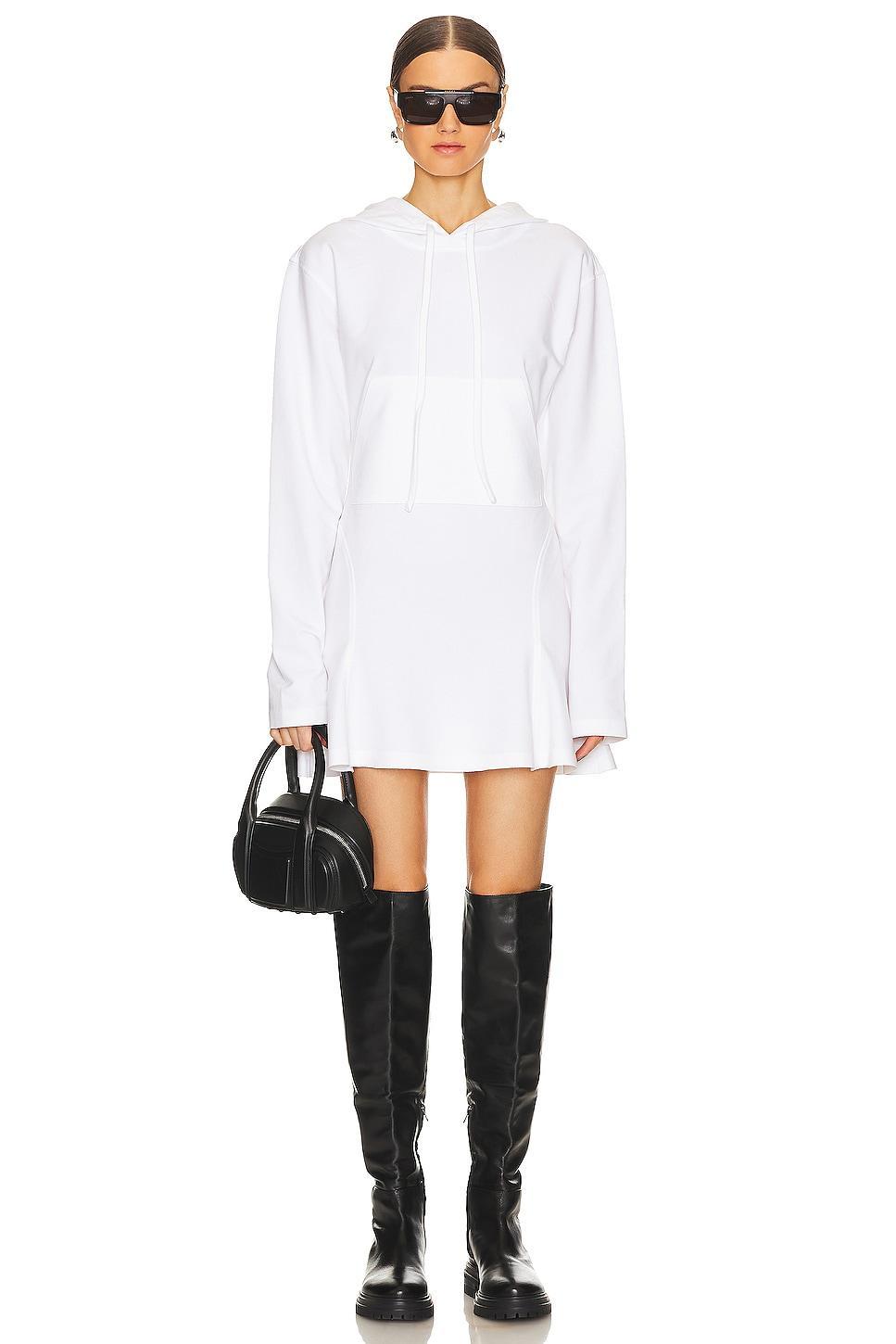 Hooded Fishtail Mini Dress Norma Kamali Product Image