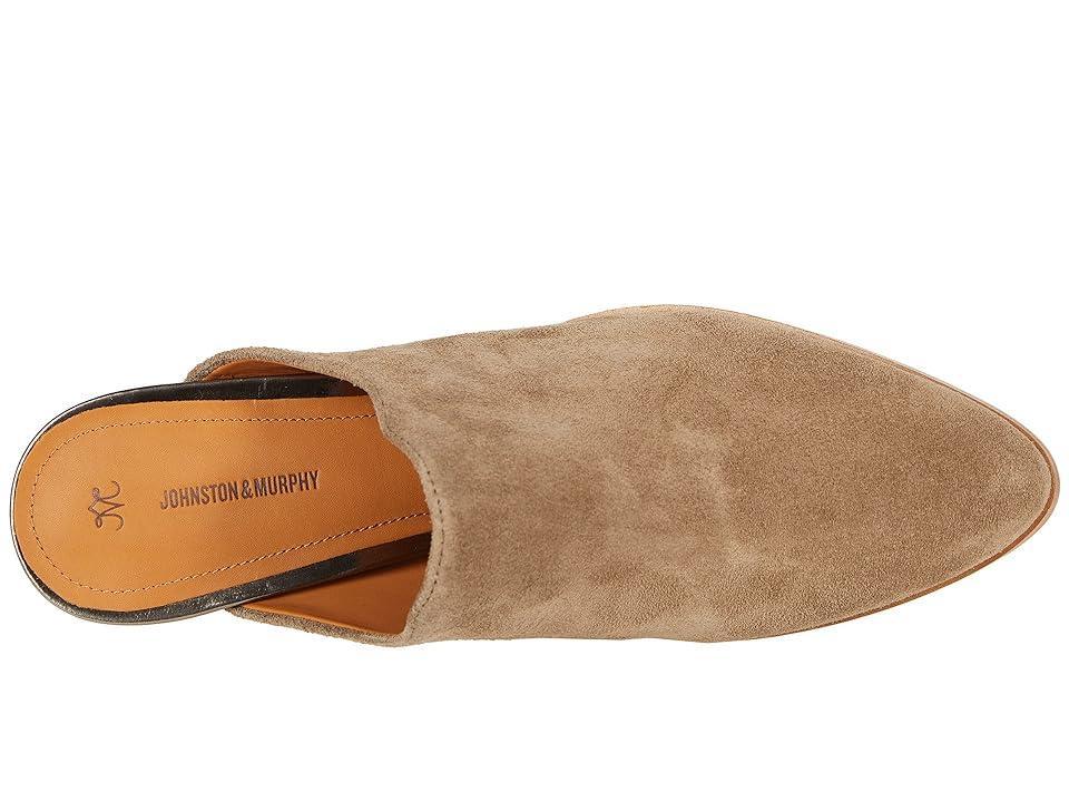 Johnston  Murphy Trista Suede Block Heel Mules Product Image