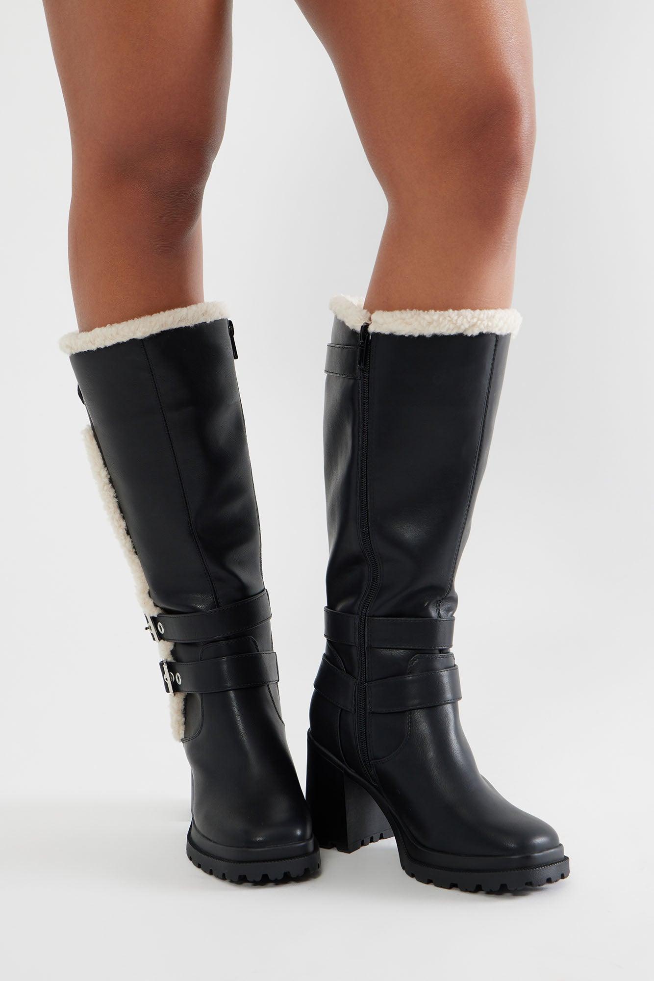 Colt Buckle Boots - Black Product Image