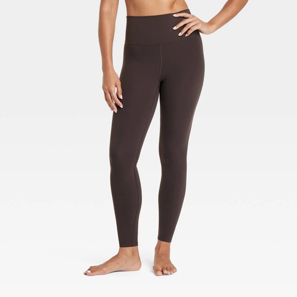 Women's Everyday Soft Ultra High-Rise Leggings - All In Motion™ Dark Brown S Product Image