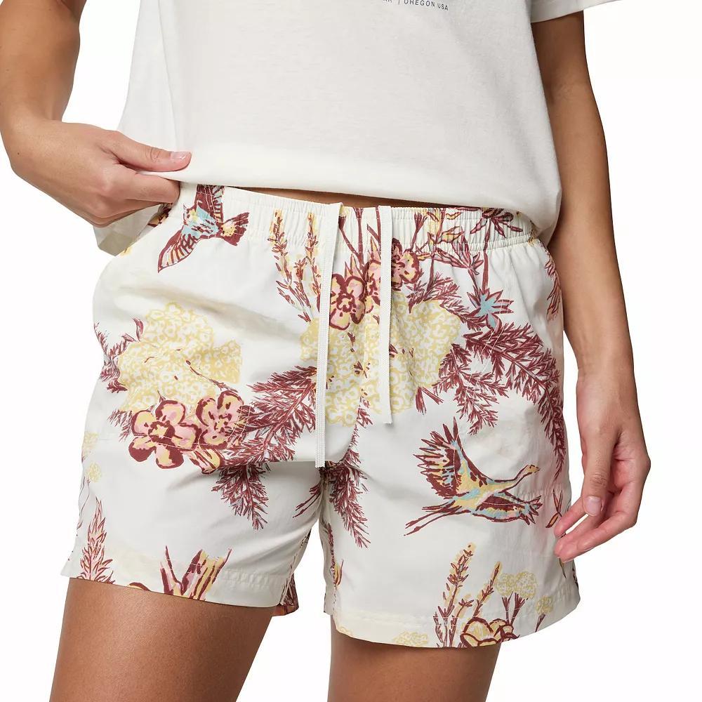 Women's Columbia Sandy River Printed Shorts III, Size: XXL, Spray Pasteled Product Image
