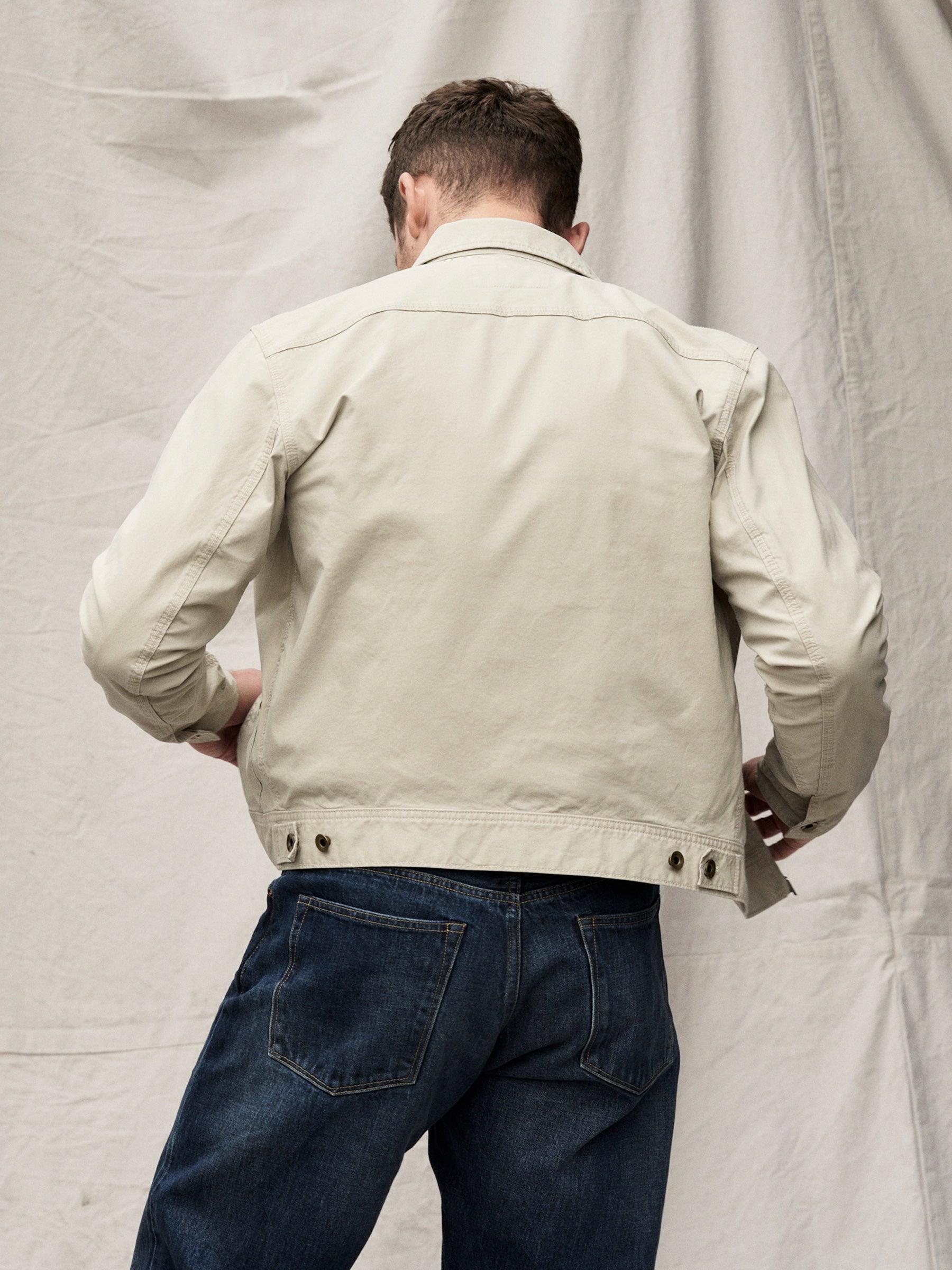 Sand Craftsman Canvas Rider Jacket Product Image