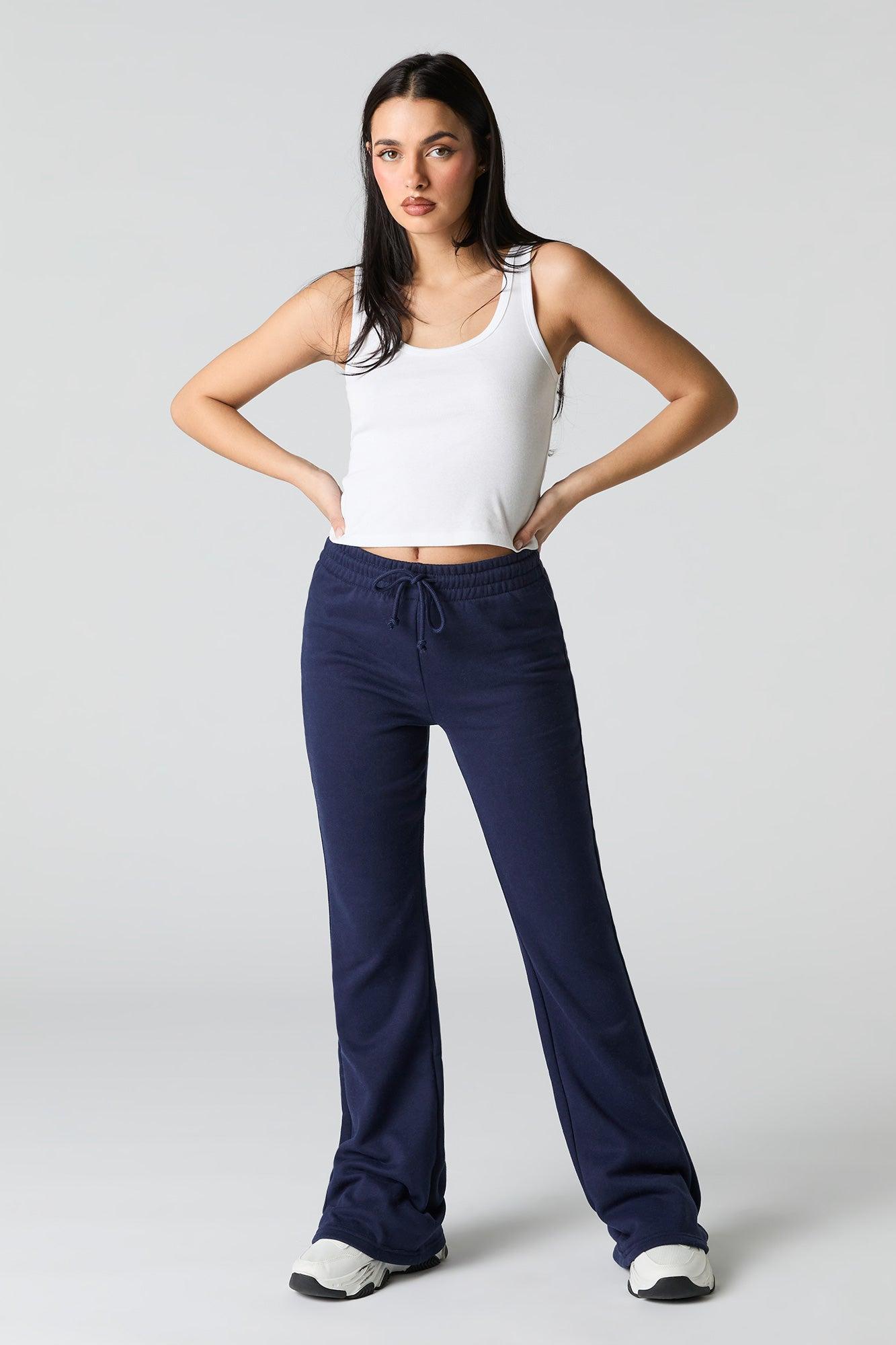Dramatic Graphic Fleece Flare Sweatpant Female Product Image