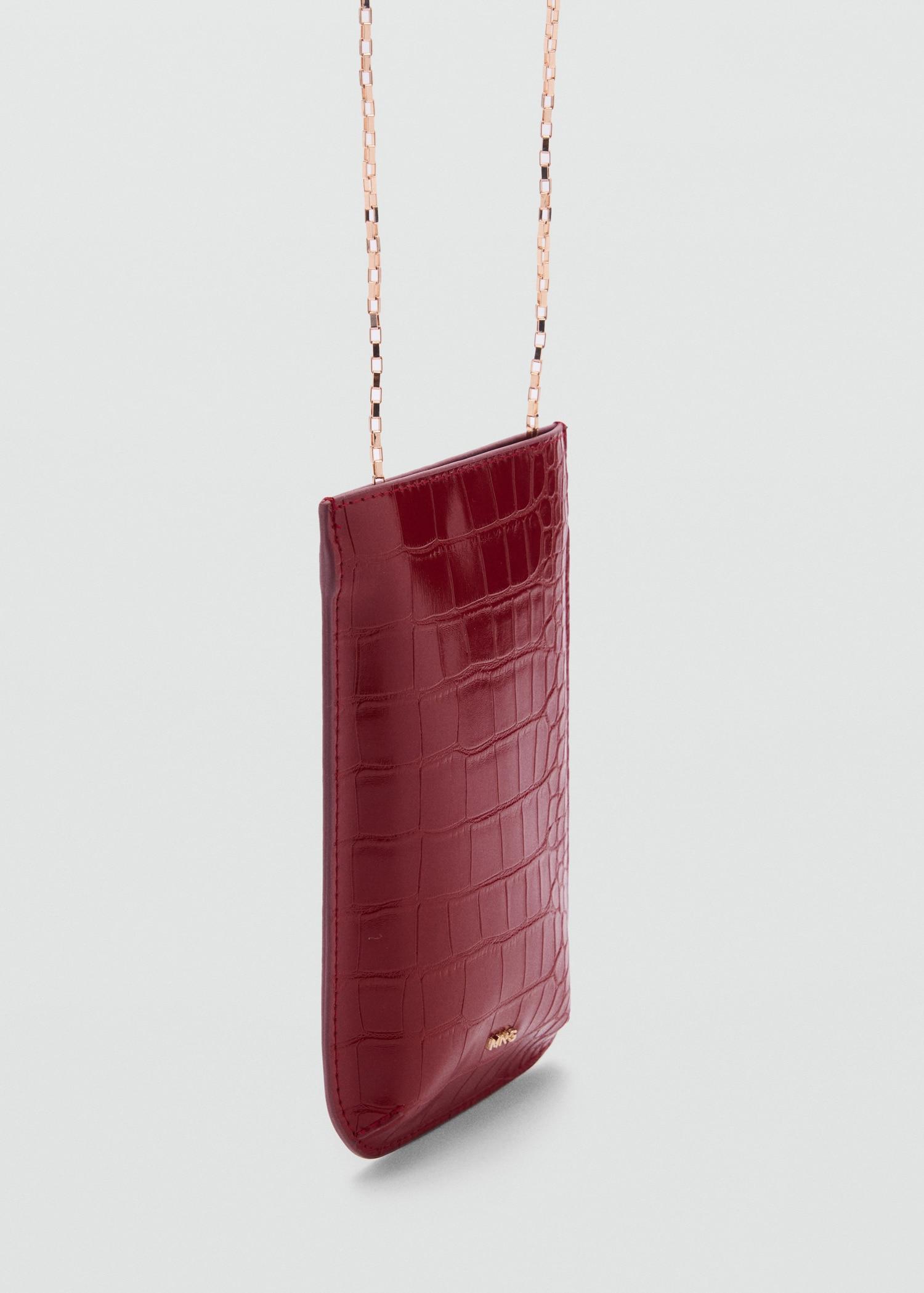 Crocodile mobile case - Women | MANGO USA Product Image