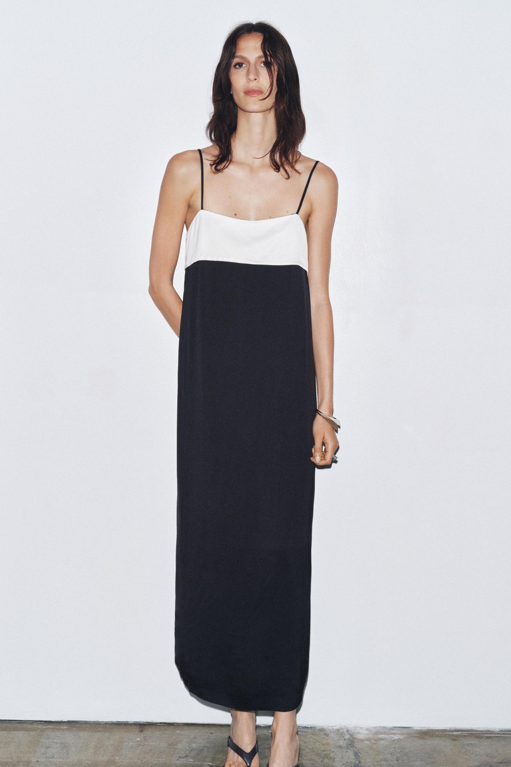 ZW COLLECTION MINIMAL SATIN DRESS Product Image